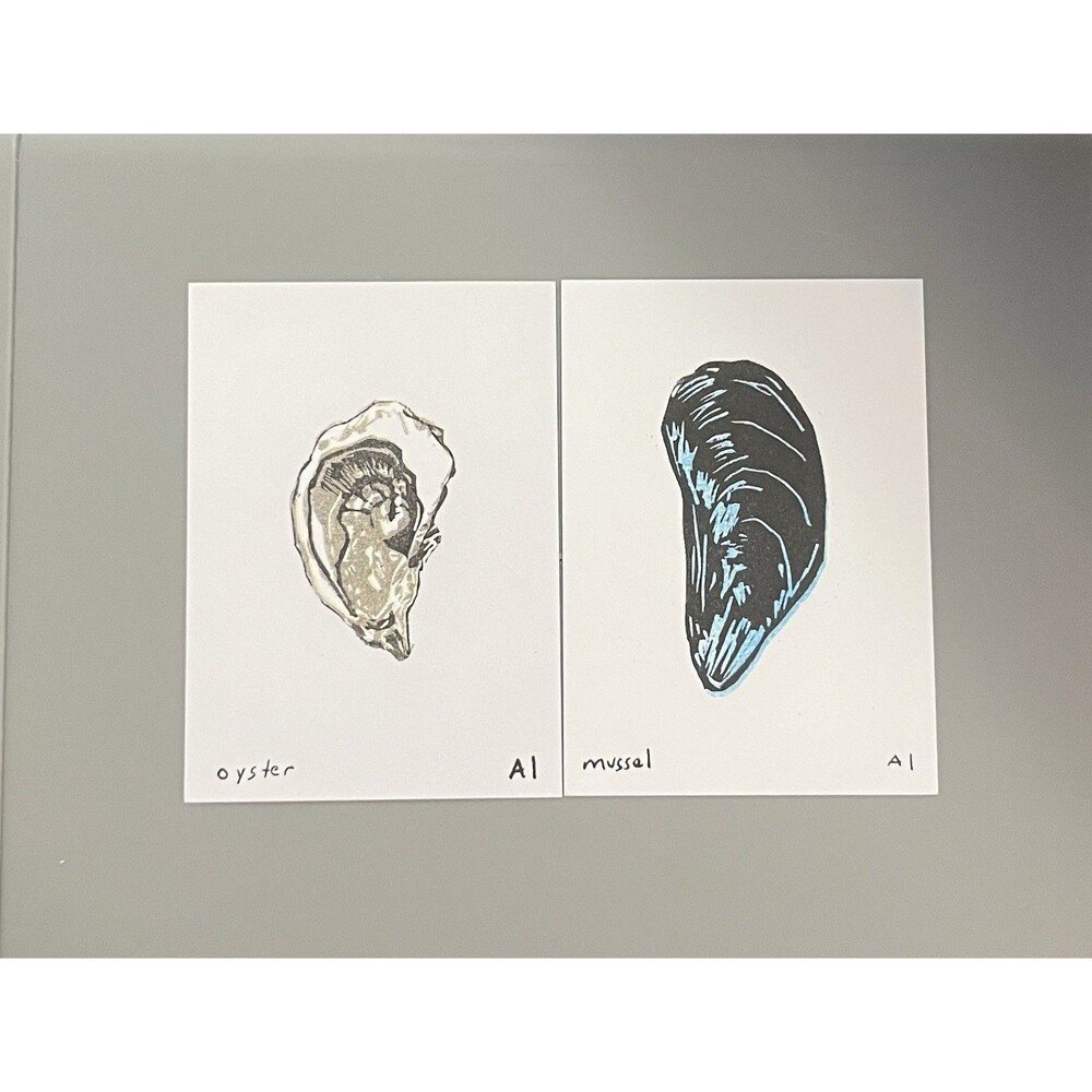 Ana Inciardi Mini Print Set - Oyster and Mussel